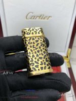 ARW 1:1 Perfect Replica 2019 New Style Cartier Classic Fusion Black&Gold lighter Cartier Black Spots Jet Lighter